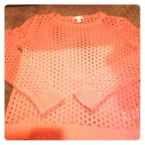 Michael Kors peach sweater (L)